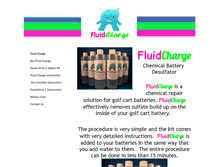 Tablet Screenshot of fluidcharge.com